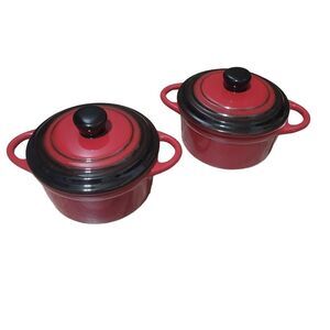 2 individual oven safe pots